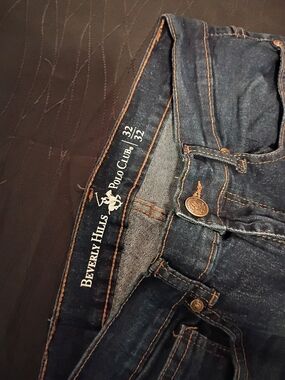Beverly Hills Polo Club Men's Dark Blue Slim Fit Jeans